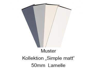 Muster "Simple matt" 50mm